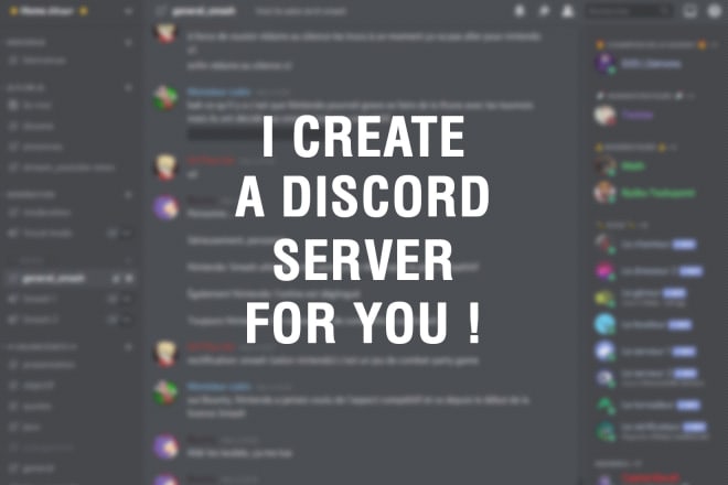 I will create a discord server for you