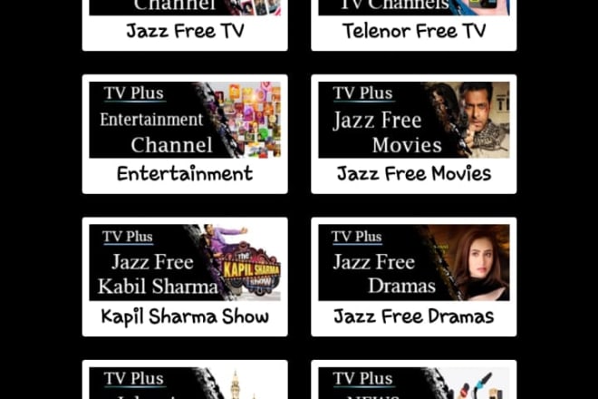 I will create a live tv professional app with cheap rate