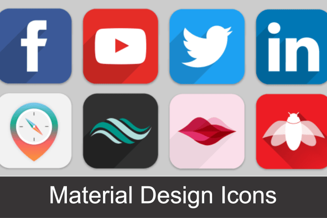 I will create a modern material design app icon