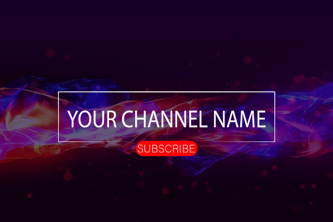 I will create an eye catching youtube banner and logo