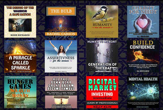 I will create audiobook acx cover and kindle for you