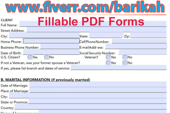 I will create fillable PDF forms professionally