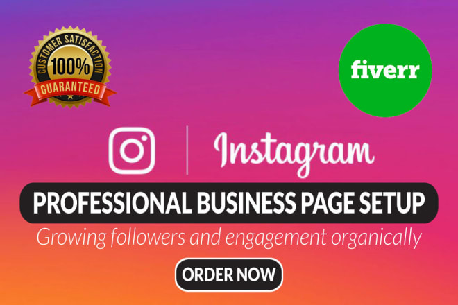 I will create instagram business page in 24hrs