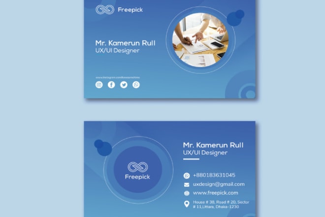 I will create outstanding business cards,stationary