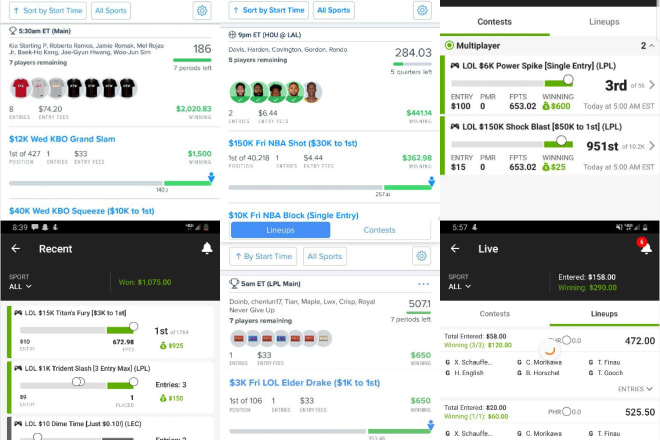 I will create winning fanduel and draftkings lineups