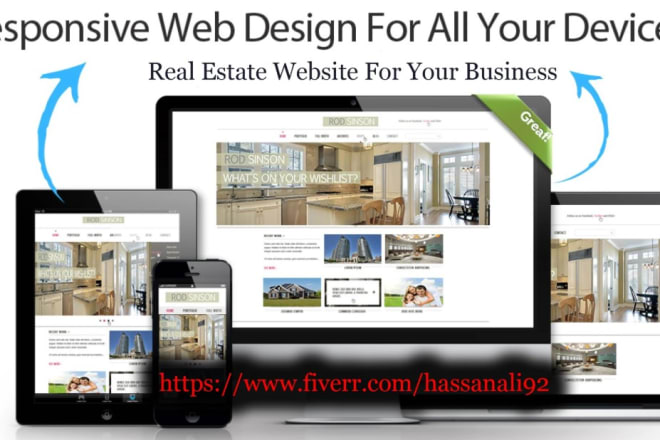 I will create your responsive real estate website in wordpress