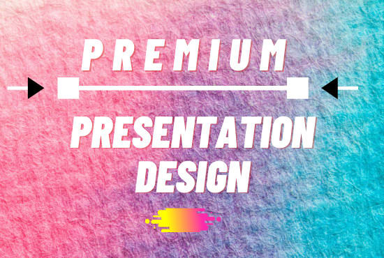 I will design an amazing premium business presentation and redesign presentation slides