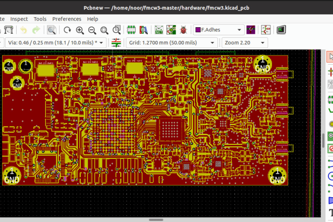 I will design pcb boards in kicad pcb design software