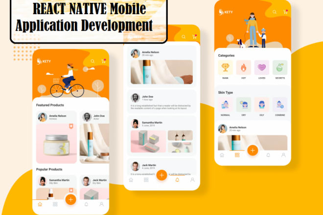 I will develop your android and ios app in react native