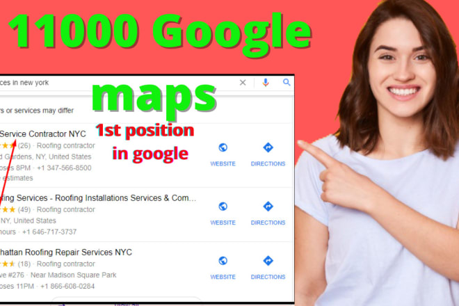I will do 11,000 google maps citations for local business
