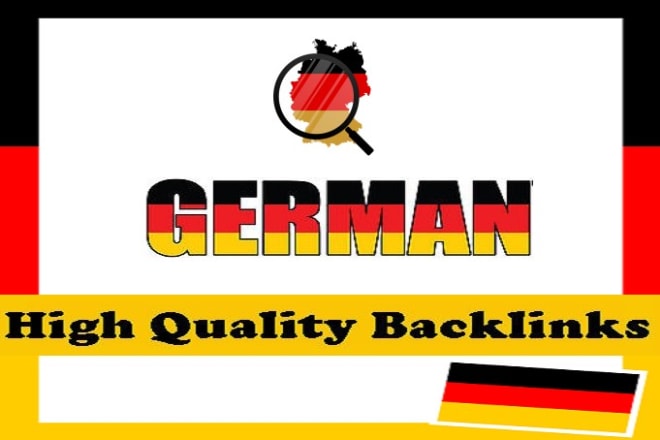 I will do 20 german backlinks and 20 german citations