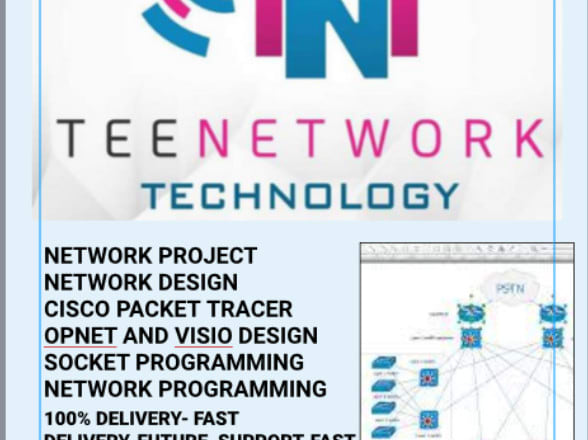 I will do computer network design projects and tasks, cisco,lan report writing