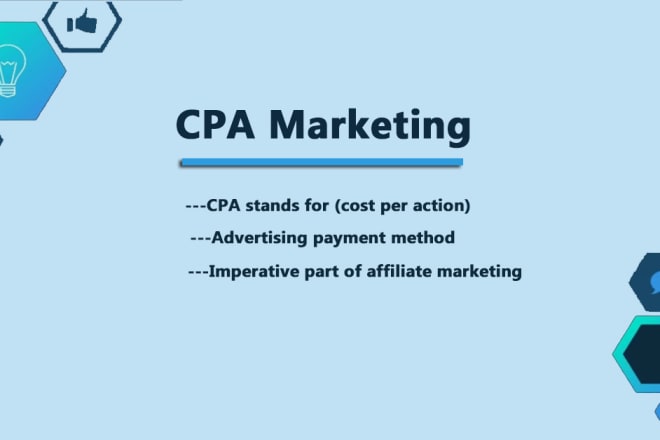 I will do CPA marketing with CPA lead account and adwork media account jv zoo affiliate