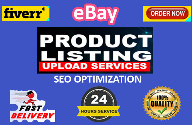 I will do ebay SEO optimized product listing for more sales