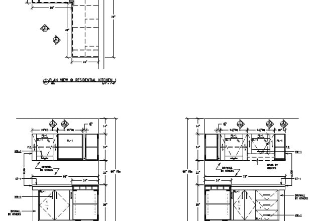 I will do general millwork shop drawings