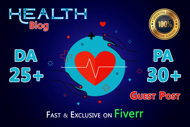 I will do guest post on health blog