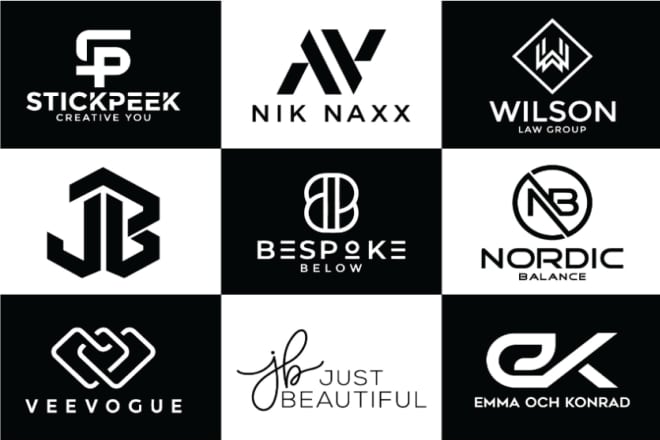 I will do minimalist trendy urban apparel fashion clothing brand streetwear line logo