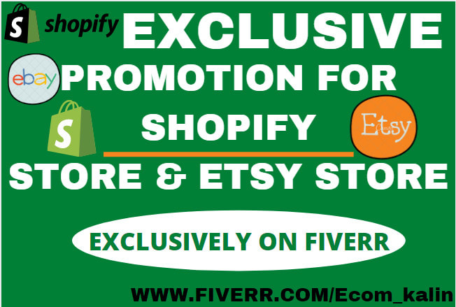 I will do shopify and ecommece marketing, promote shopify and ecommerce to USA audience