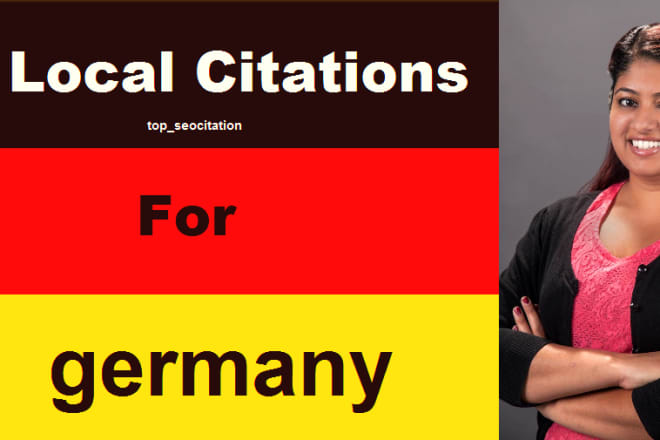I will do top 50 high quality local citations in germany