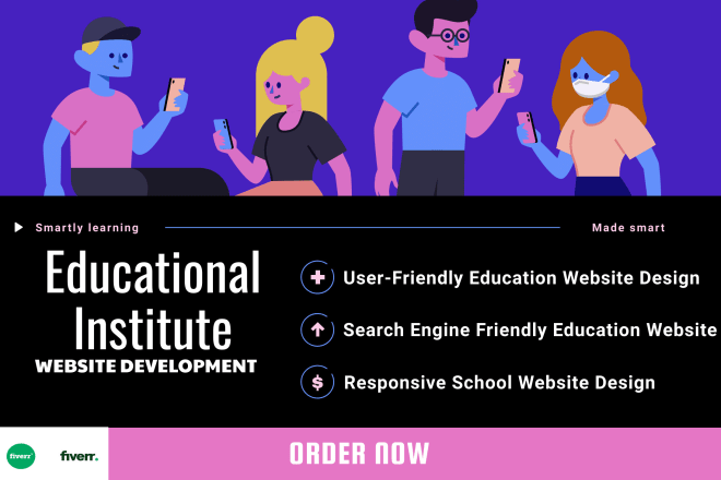 I will do your school collage educational website