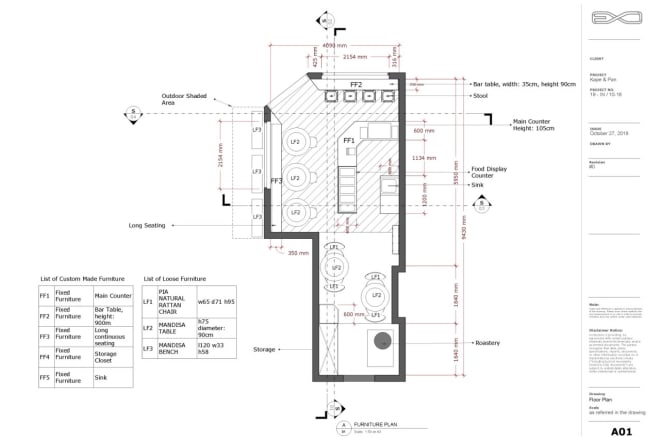 I will draw and design 2d architectural floorplan
