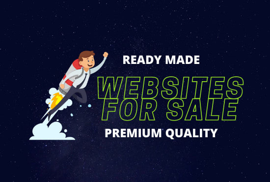 I will established websites for sale