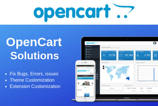 I will fix opencart issues, install and customize opencart website