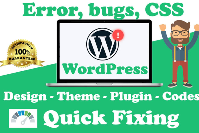 I will fix your wordpress site in 1 hour