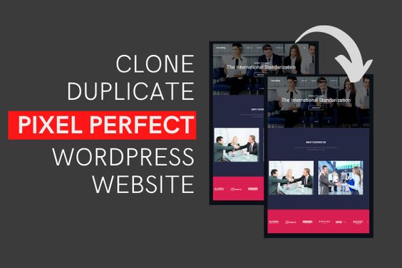 I will for a very small fee clone, migrate or duplicate your wordpress website