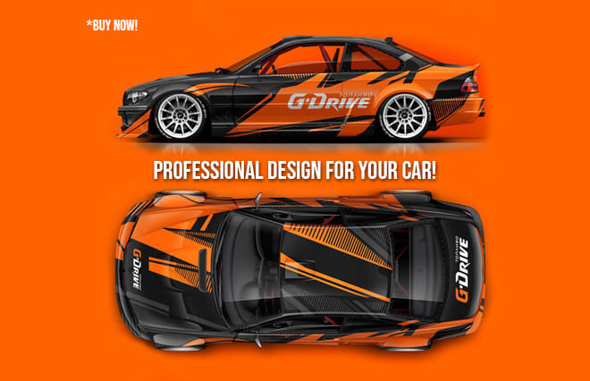 I will make a perfect rally car wrap design for your car