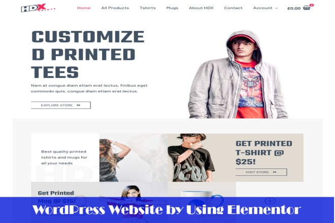 I will make responsive and SEO friendly wordpress website using elementor page builder