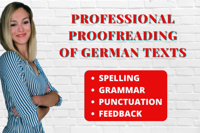 I will professionally proofread your german text in a korrektorat