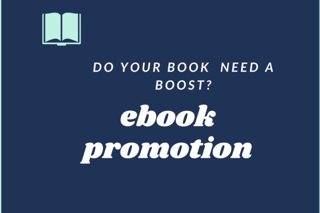 I will promote and advertise your book or ebook on my book marketing network