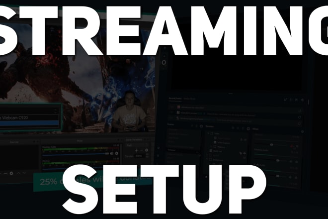 I will setup your obs for streaming and recording like a pro