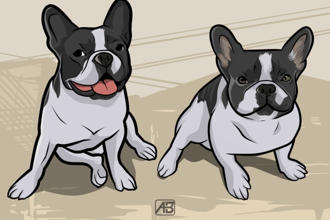I will turn your pet to gta vector art style in 24 hours
