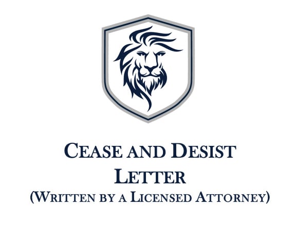I will write a cease and desist letter on law firm letterhead