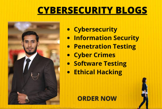 I will write technical article or blog on cybersecurity and information security