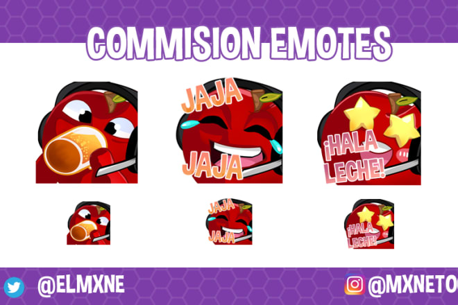 I will design a unique emote for your channel or company