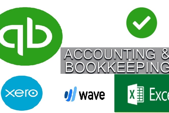 I will accounting and bookkeeping,intuit quickbooks online,wave app,xero,bank statement