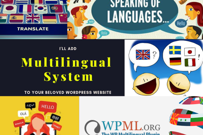 I will add multilingual system to your wordpress website