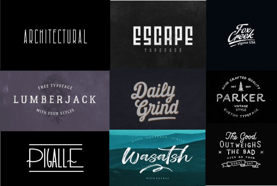I will amazing design custom font based on your idea