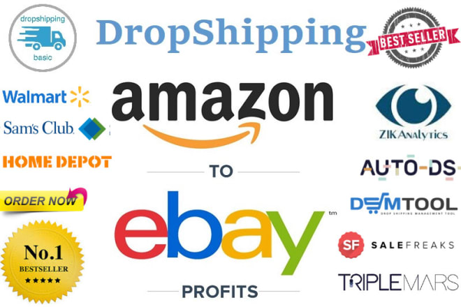 I will amazon aliexpress to ebay dropshipping