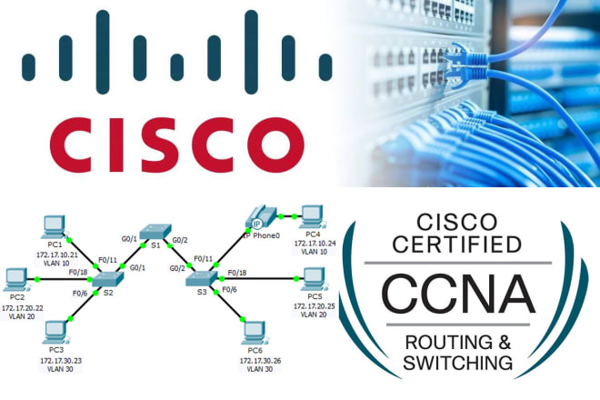 I will assist in cisco, ccna packet tracer and network design