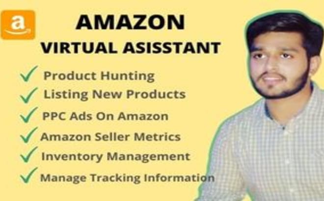I will be your expert amazon freelance virtual assistant fba