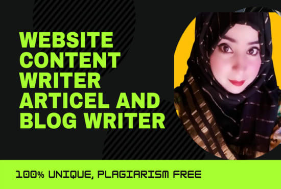 I will be your seo website content writer blog writer or article writer