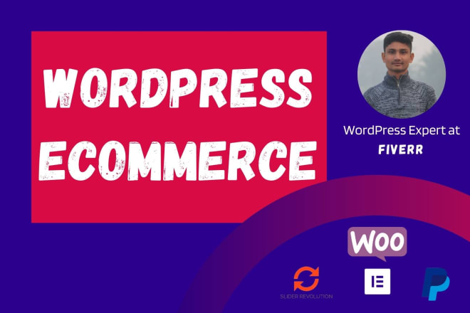 I will be your wordpress ecommerce specialist