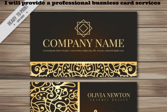 I will best business card for you
