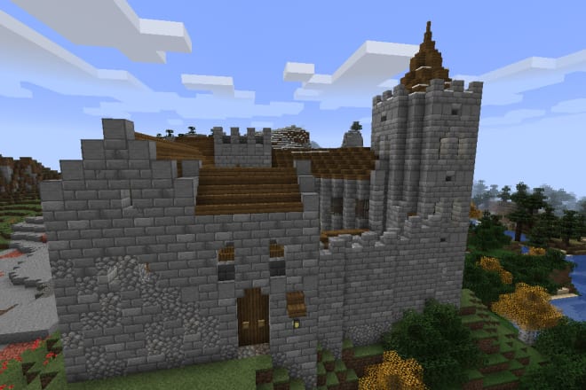 I will build a castle or city in minecraft