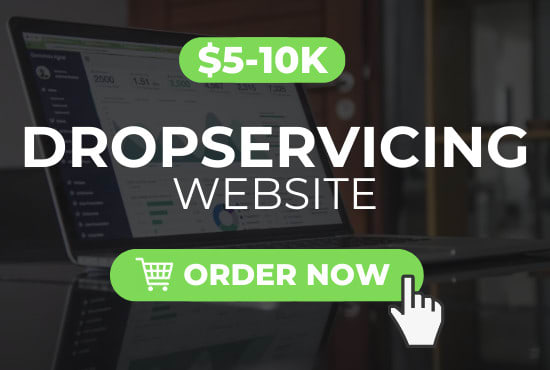 I will build a professional dropservicing or drop servicing website using wordpress