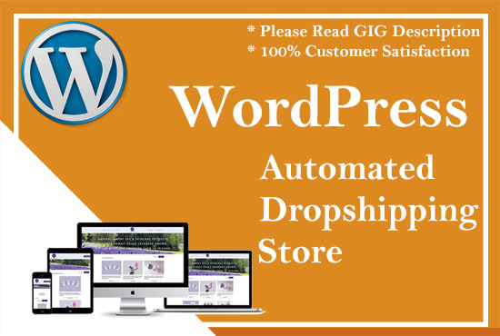 I will build complete automated wordpress dropshipping store